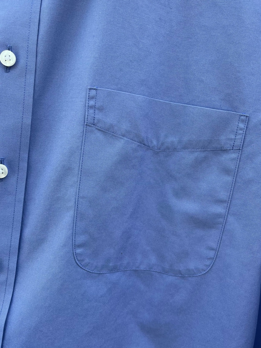 Roundtree & Yorke Gold Label Men’s Dress Shirt in Periwinkle- 18 1/2 - 36 Tall - Picture 5 of 7